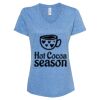 Women's Snow Heather Jersey V-Neck T-Shirt Thumbnail