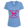 Women's Snow Heather Jersey V-Neck T-Shirt Thumbnail