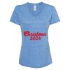 Women's Snow Heather Jersey V-Neck T-Shirt Thumbnail