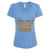 Women's Snow Heather Jersey V-Neck T-Shirt Thumbnail