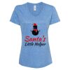 Women's Snow Heather Jersey V-Neck T-Shirt Thumbnail