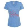 Women's Snow Heather Jersey V-Neck T-Shirt Thumbnail