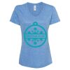 Women's Snow Heather Jersey V-Neck T-Shirt Thumbnail