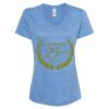 Women's Snow Heather Jersey V-Neck T-Shirt Thumbnail