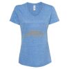 Women's Snow Heather Jersey V-Neck T-Shirt Thumbnail