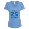Women's Snow Heather Jersey V-Neck T-Shirt Thumbnail