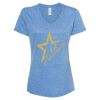 Women's Snow Heather Jersey V-Neck T-Shirt Thumbnail