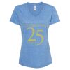 Women's Snow Heather Jersey V-Neck T-Shirt Thumbnail
