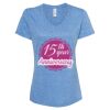 Women's Snow Heather Jersey V-Neck T-Shirt Thumbnail