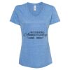 Women's Snow Heather Jersey V-Neck T-Shirt Thumbnail