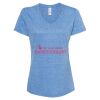 Women's Snow Heather Jersey V-Neck T-Shirt Thumbnail