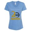Women's Snow Heather Jersey V-Neck T-Shirt Thumbnail