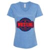 Women's Snow Heather Jersey V-Neck T-Shirt Thumbnail