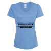 Women's Snow Heather Jersey V-Neck T-Shirt Thumbnail