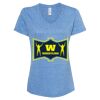 Women's Snow Heather Jersey V-Neck T-Shirt Thumbnail