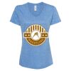 Women's Snow Heather Jersey V-Neck T-Shirt Thumbnail