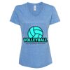 Women's Snow Heather Jersey V-Neck T-Shirt Thumbnail