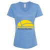 Women's Snow Heather Jersey V-Neck T-Shirt Thumbnail