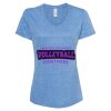 Women's Snow Heather Jersey V-Neck T-Shirt Thumbnail