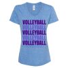 Women's Snow Heather Jersey V-Neck T-Shirt Thumbnail