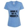 Women's Snow Heather Jersey V-Neck T-Shirt Thumbnail