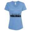 Women's Snow Heather Jersey V-Neck T-Shirt Thumbnail