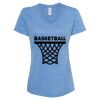 Women's Snow Heather Jersey V-Neck T-Shirt Thumbnail
