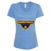 Women's Snow Heather Jersey V-Neck T-Shirt Thumbnail