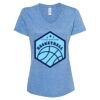 Women's Snow Heather Jersey V-Neck T-Shirt Thumbnail