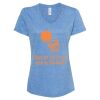 Women's Snow Heather Jersey V-Neck T-Shirt Thumbnail