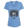 Women's Snow Heather Jersey V-Neck T-Shirt Thumbnail