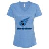 Women's Snow Heather Jersey V-Neck T-Shirt Thumbnail