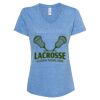 Women's Snow Heather Jersey V-Neck T-Shirt Thumbnail