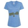 Women's Snow Heather Jersey V-Neck T-Shirt Thumbnail