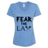 Women's Snow Heather Jersey V-Neck T-Shirt Thumbnail