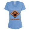 Women's Snow Heather Jersey V-Neck T-Shirt Thumbnail