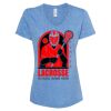 Women's Snow Heather Jersey V-Neck T-Shirt Thumbnail