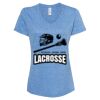 Women's Snow Heather Jersey V-Neck T-Shirt Thumbnail