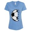 Women's Snow Heather Jersey V-Neck T-Shirt Thumbnail