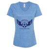 Women's Snow Heather Jersey V-Neck T-Shirt Thumbnail