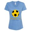 Women's Snow Heather Jersey V-Neck T-Shirt Thumbnail