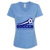 Women's Snow Heather Jersey V-Neck T-Shirt Thumbnail