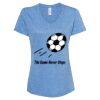 Women's Snow Heather Jersey V-Neck T-Shirt Thumbnail