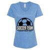Women's Snow Heather Jersey V-Neck T-Shirt Thumbnail