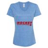 Women's Snow Heather Jersey V-Neck T-Shirt Thumbnail