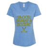 Women's Snow Heather Jersey V-Neck T-Shirt Thumbnail
