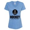 Women's Snow Heather Jersey V-Neck T-Shirt Thumbnail