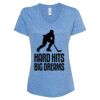 Women's Snow Heather Jersey V-Neck T-Shirt Thumbnail