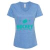 Women's Snow Heather Jersey V-Neck T-Shirt Thumbnail
