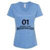 Women's Snow Heather Jersey V-Neck T-Shirt Thumbnail